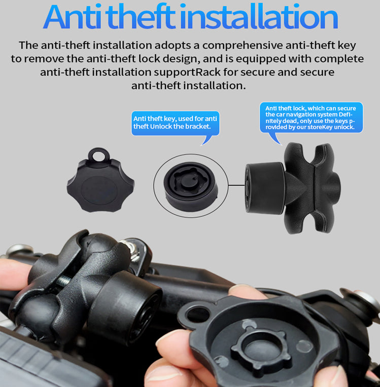 5" Motorbike CarPlay Android Auto Navigator IPX7 Waterproof