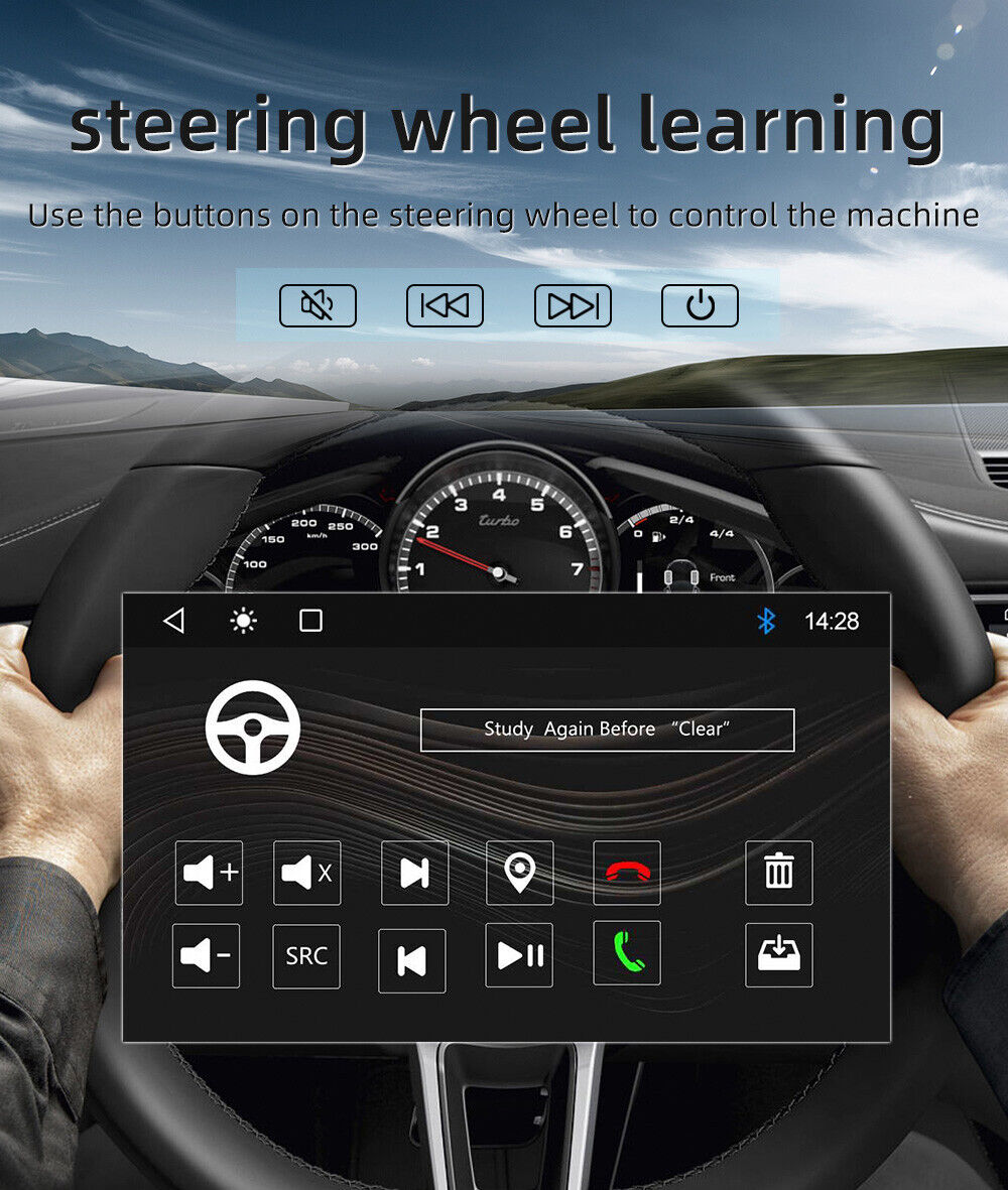 6.2" Wired CarPlay Android Auto CD DVD Player