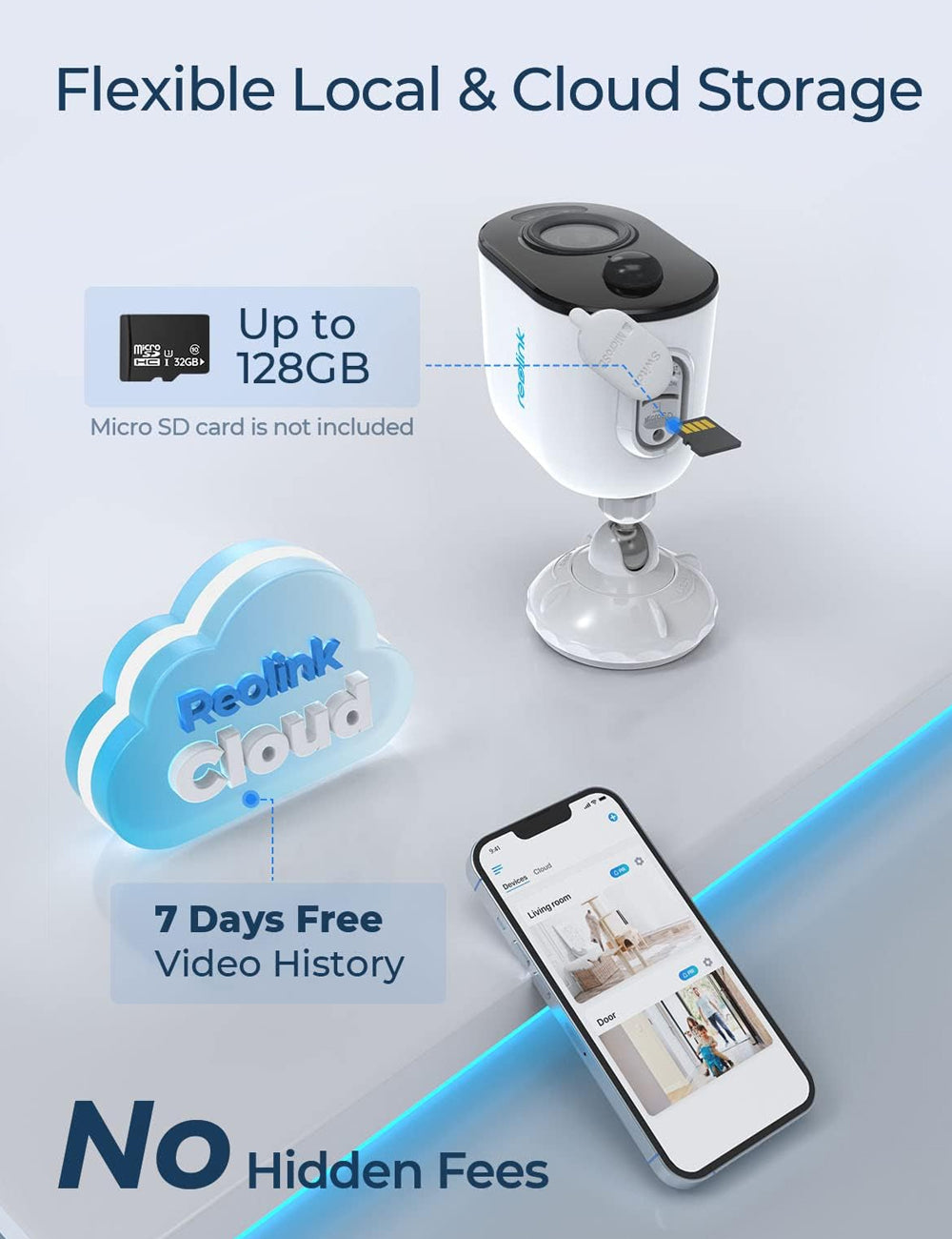 Reolink Argus 3 Pro WIFI Wire-Free Outdoor Security Camera with Solar Panel