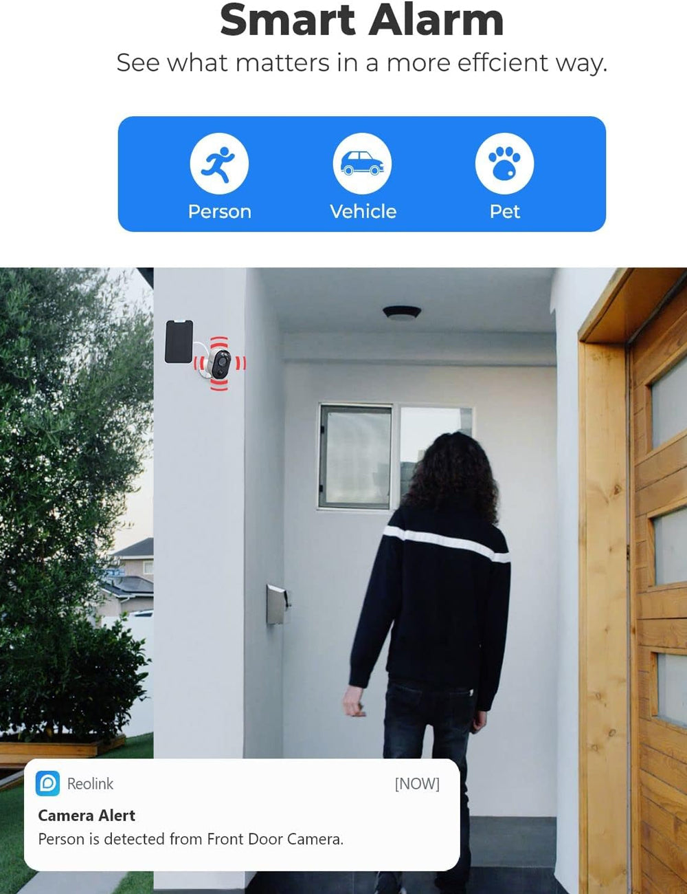 Reolink Argus 3 Pro WIFI Wire-Free Outdoor Security Camera with Solar Panel