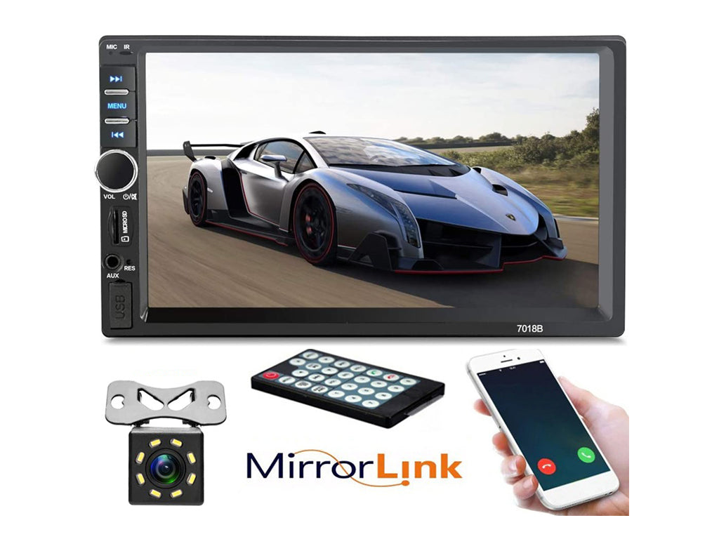 7" Car MP5 Player – Bluetooth, NZ FM, Mirror Link, 2-DIN