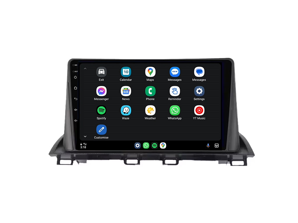 For Mazda 3 Axela 2013-2019 with Factory Screen 9" Android Head Unit CarPlay Android Auto
