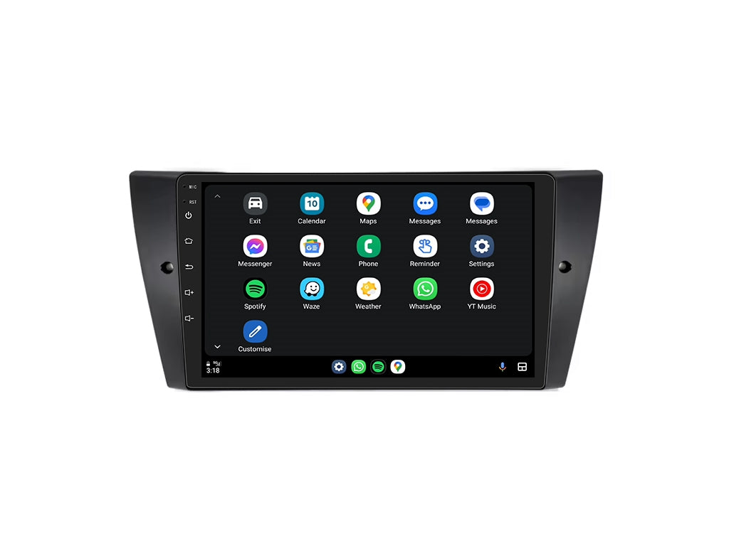For BMW 3 Series E90 E92 E93 2005-2013 9" Android Head Unit CarPlay Android Auto