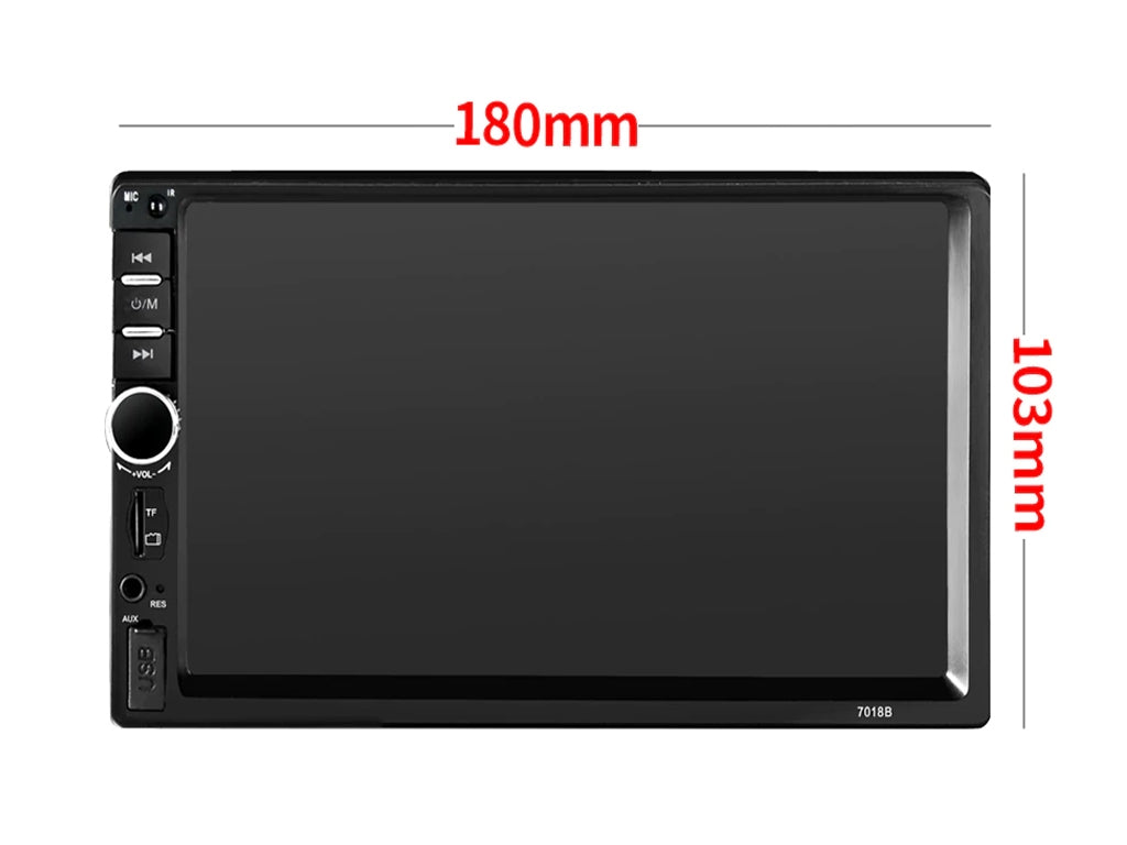 7" Car MP5 Player – Bluetooth, NZ FM, Mirror Link, 2-DIN
