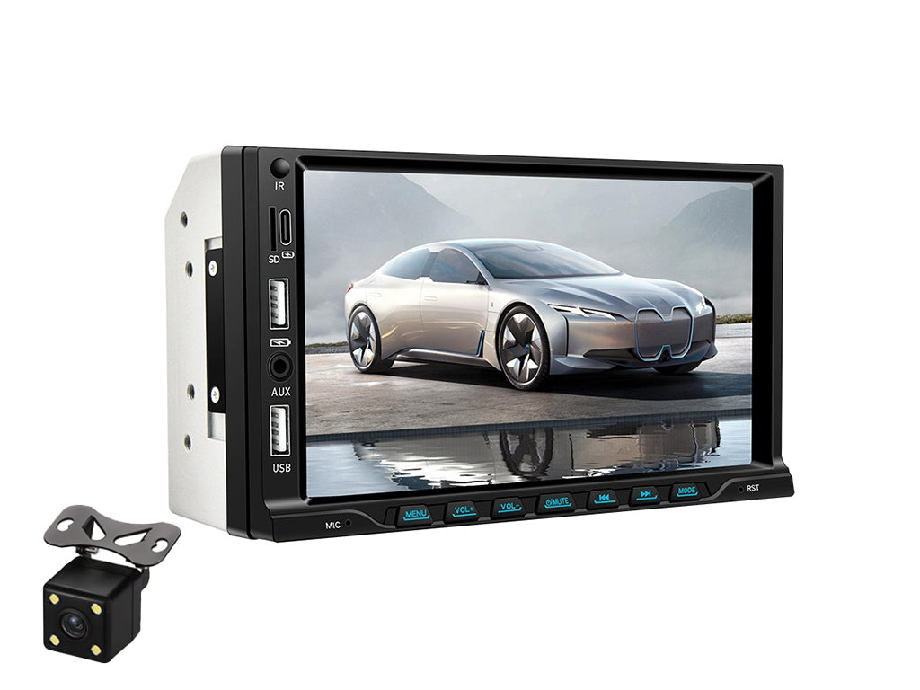 7" Car MP5 Player – Bluetooth, NZ FM, Mirror Link, Type-C USB, Physical Buttons