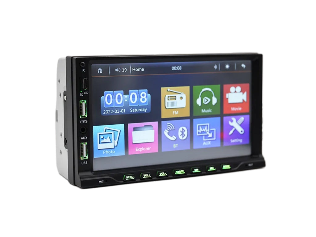 7" Car MP5 Player – Bluetooth, NZ FM, Mirror Link, Type-C USB, Physical Buttons