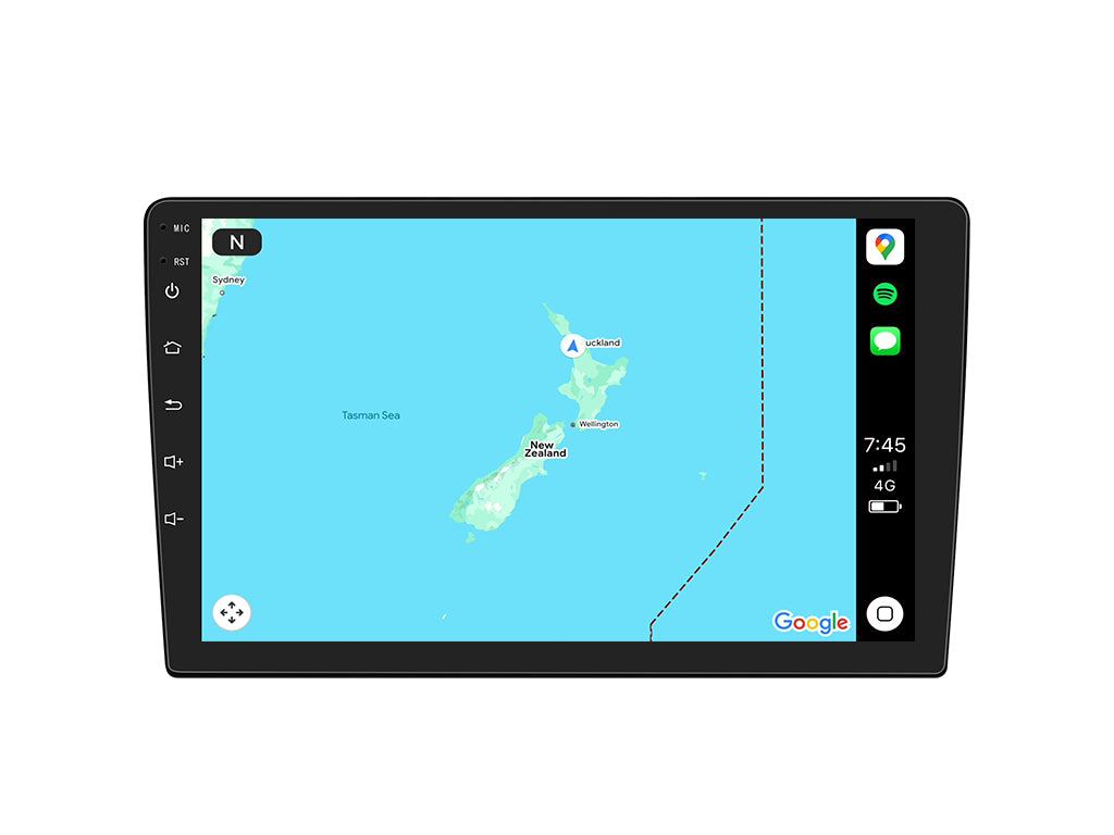 10.1" Quad-Core Android Head Unit 6GB+128GB Wireless CarPlay Android Auto