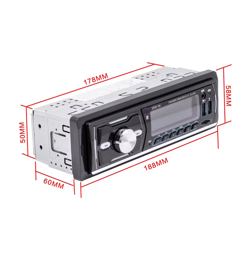 DAB/DAB+ RDS FM AM Single Din 12V Head Unit