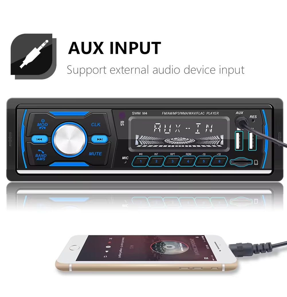 DAB/DAB+ RDS FM AM Single Din 12V Head Unit