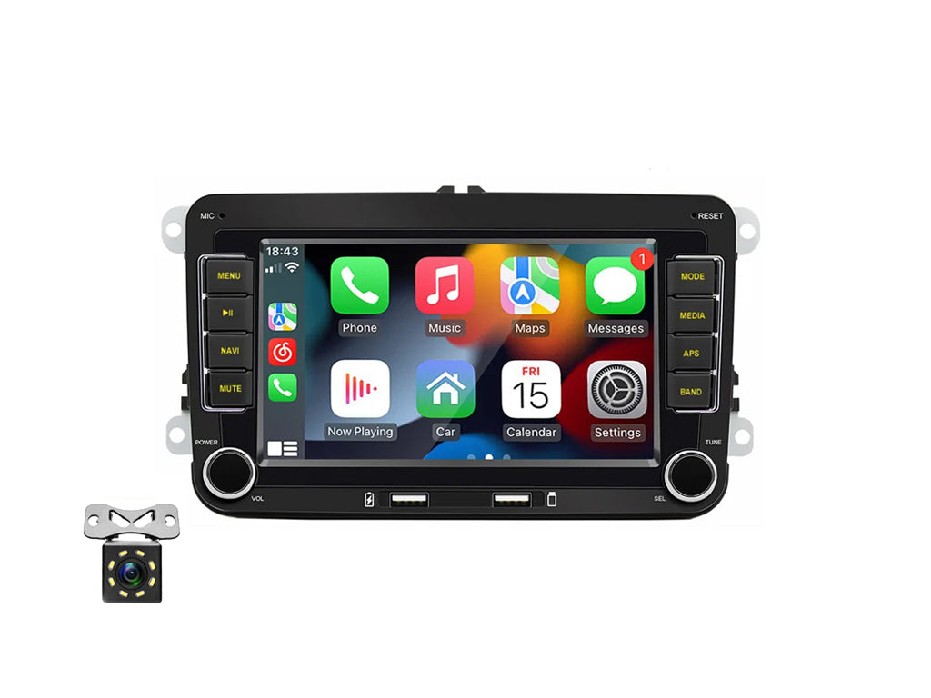 For VW 7" Android Car Stereo CarPlay Android Auto 2GB Ram 64GB Rom