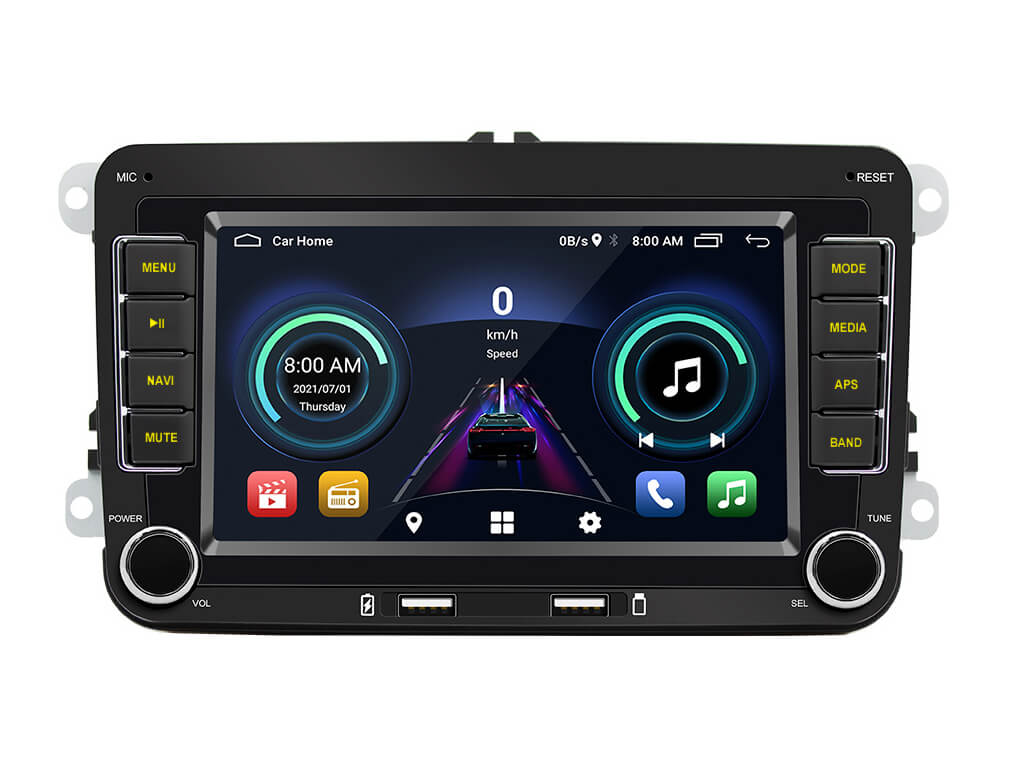 For VW 7" Android Car Stereo CarPlay Android Auto 2GB Ram 64GB Rom