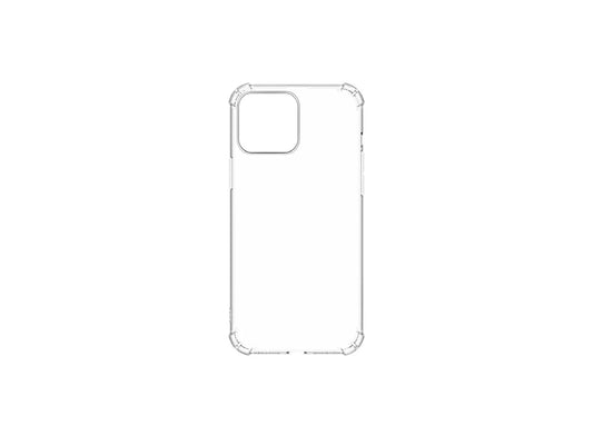 For iPhone 15 Pro Max Transparent Shockproof TPU Case 1.5mm