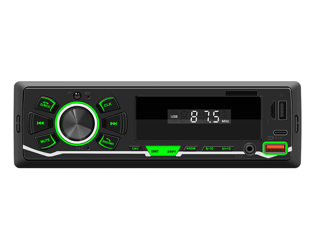Single Din Car MP3 Player with Bluetooth Full NZ Radio