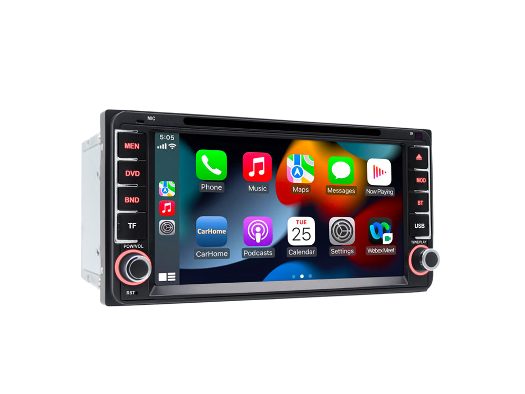 For Toyota 6.95" 200x100mm Car DVD Player – Wireless CarPlay & Android Auto, NZ FM RadioFor Toyota 6.95" 200x100mm Car DVD Player – Wireless CarPlay & Android Auto, NZ FM Radio