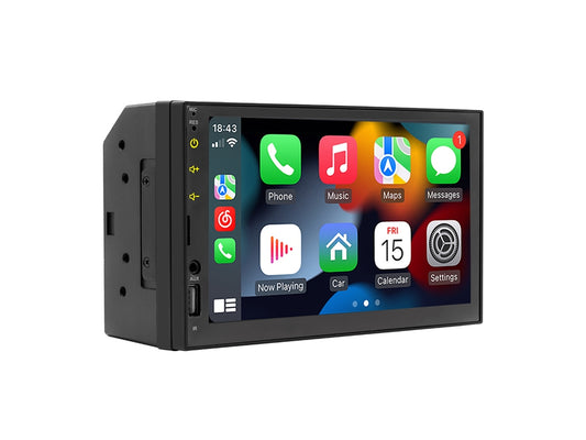 7" 2 Din Wired CarPlay Android Auto Car Stereo