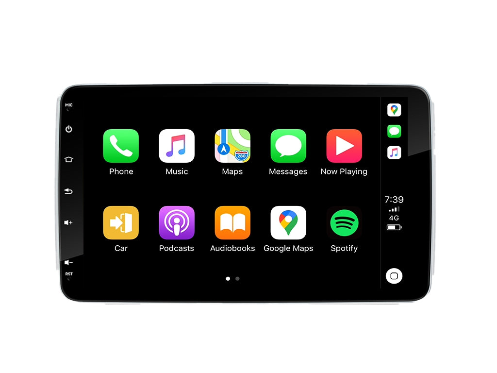 10.1" 360 Rotating Single DIN Android Head Unit 4G WiFi CarPlay Android Auto