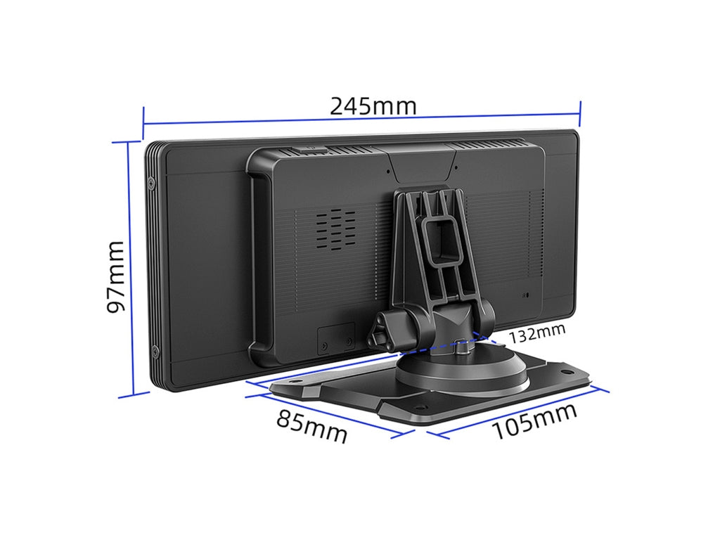 10.26" Portable CarPlay Android Auto Display - Type-C Power