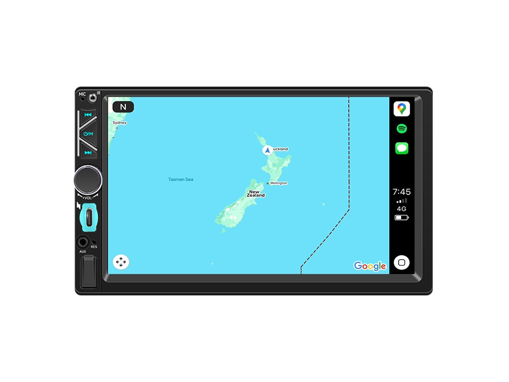 7" 2-DIN Wireless CarPlay Android Auto Head Unit with Type-C