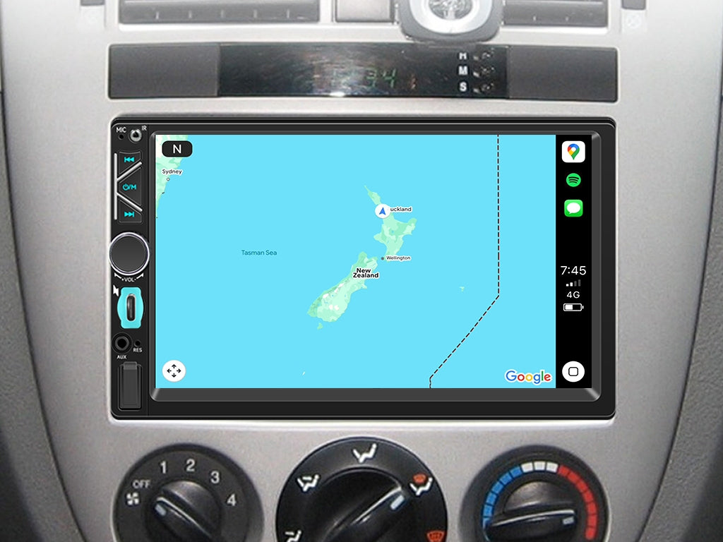 7" 2-DIN Wireless CarPlay Android Auto Head Unit with Type-C