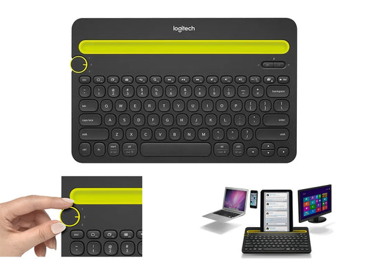 Logitech K480 Multi-device Keyboard - Black