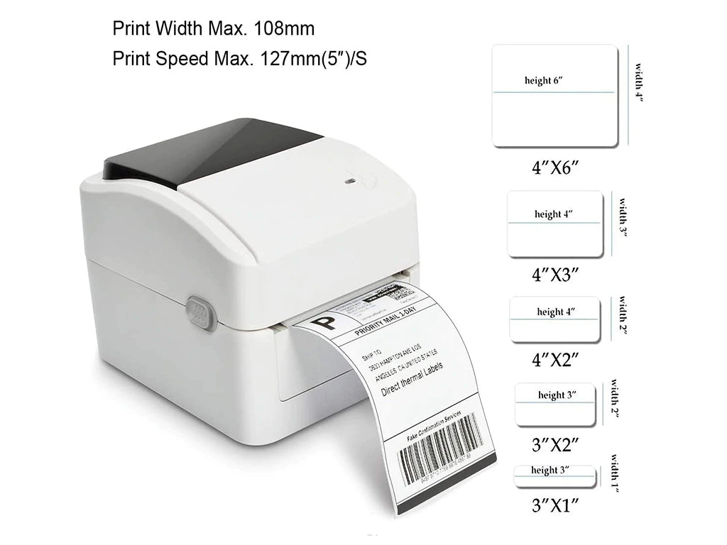 Xprinter XP420B Thermal Printer White - USB