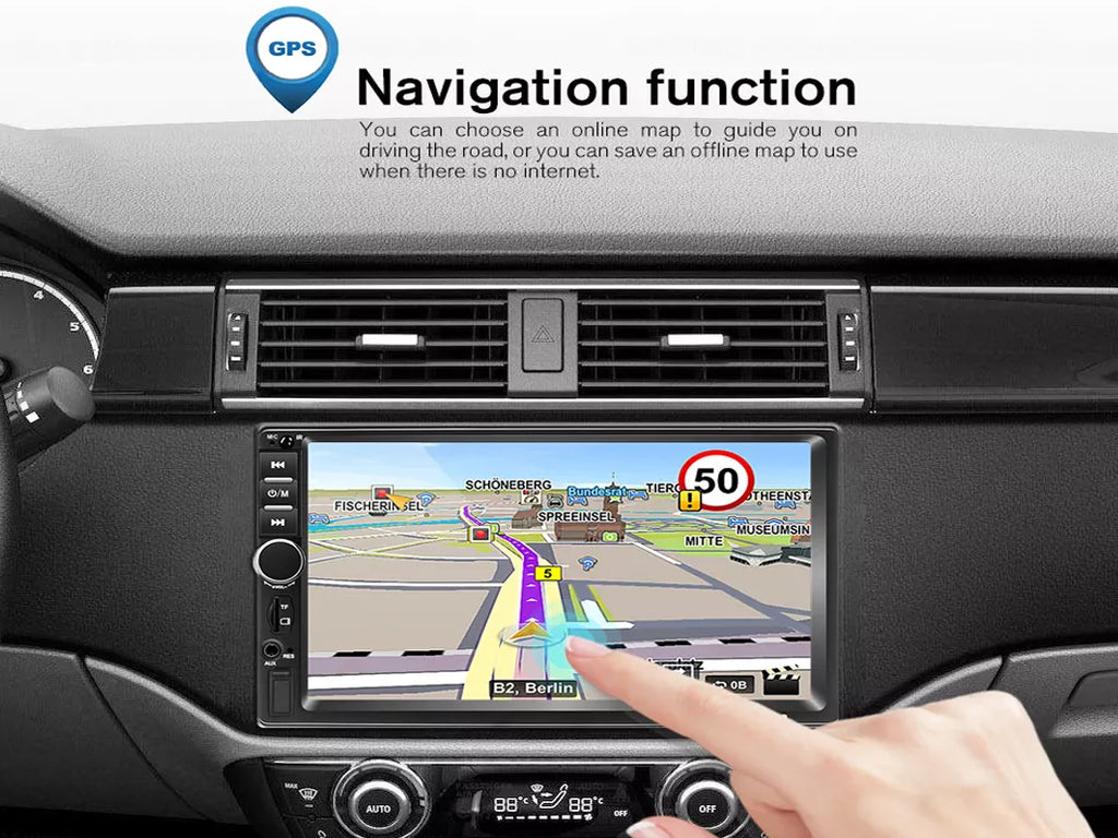 7" Android Car Stereo with Physical Buttons