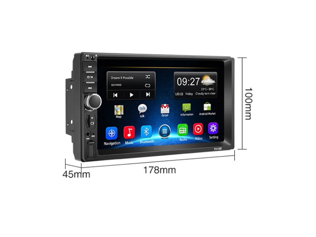 7" Android Car Stereo with Physical Buttons