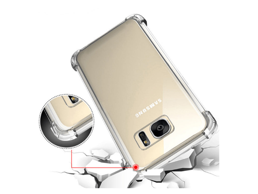 For Galaxy S7 Transparent Shockproof TPU Case 1.5mm