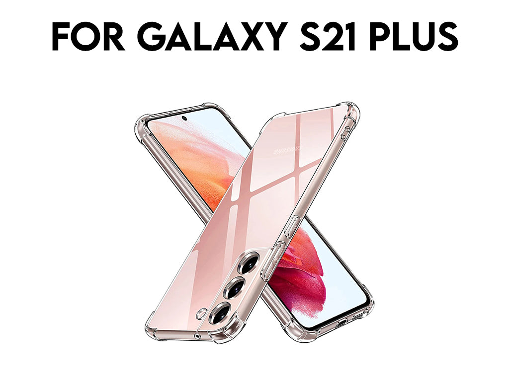 For Galaxy S21 Plus Transparent Shockproof TPU Case 1.5mm