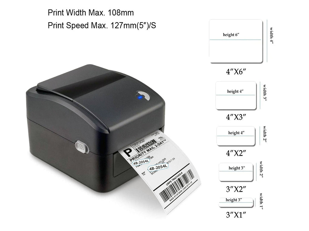 Xprinter XP420B Thermal Printer Black - USB