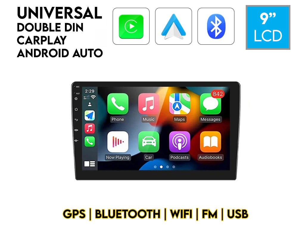 9" Android CarPlay Android Auto Head Unit 1GB Ram 16GB Rom