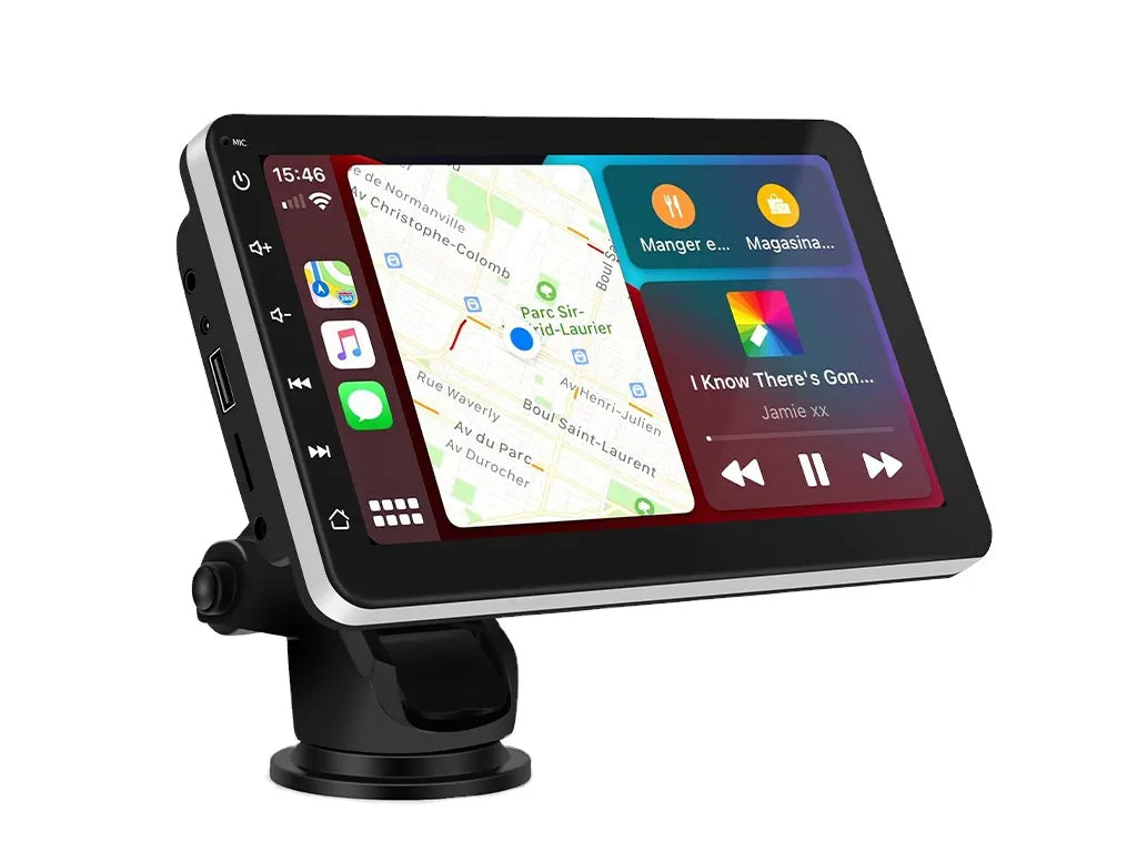 Shop 7" Portable Wireless CarPlay Android Auto Nav Unit | Onecliq