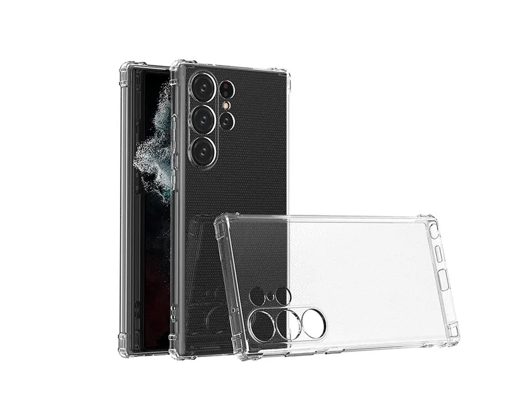 For Galaxy S23 Ultra Transparent Shockproof TPU Case 1.5mm