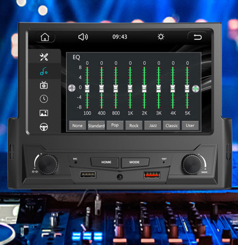 7" IPS Single Din Wireless CarPlay Android Auto Car Stereo