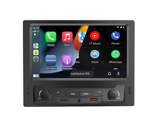8" IPS Single Din Wireless CarPlay Android Auto Car Stereo