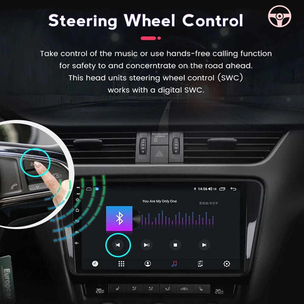 9" Android CarPlay Android Auto Car Stereo Single Din 2GB Ram 32GB Rom