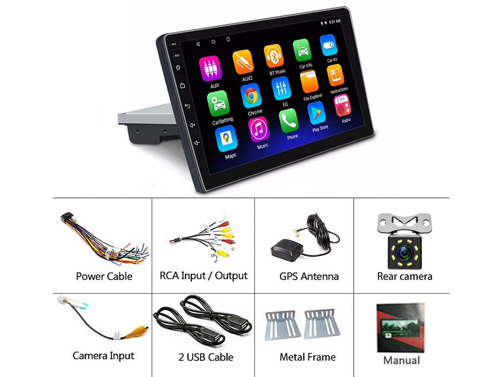 9" Android CarPlay Android Auto Car Stereo Single Din 2GB Ram 32GB Rom