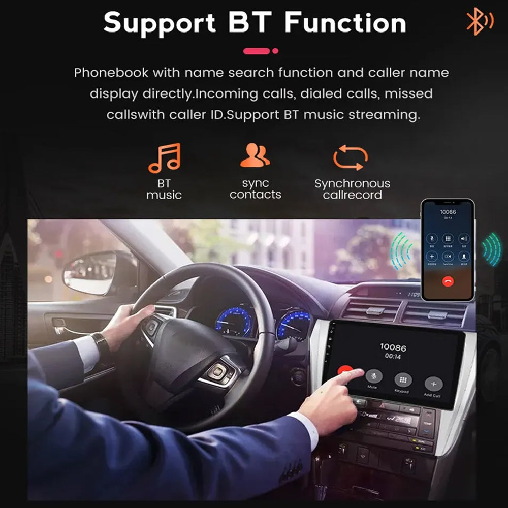 10.1" Android CarPlay Android Auto Car Stereo Single Din 2GB Ram 32GB Rom