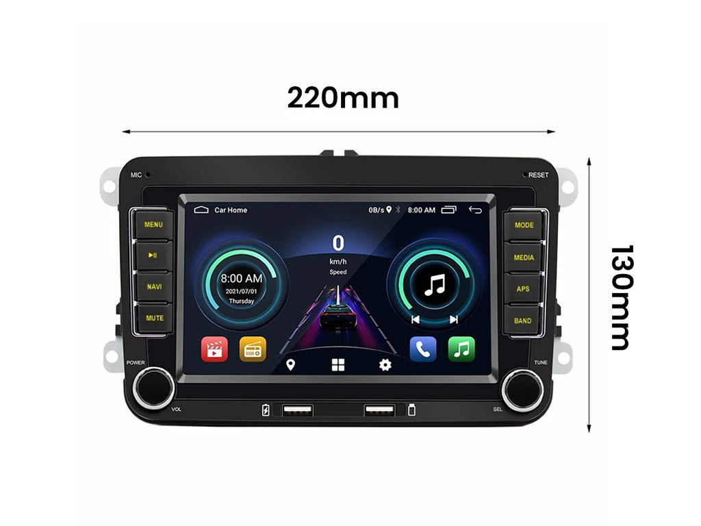 For VW 7" Android Car Stereo CarPlay Android Auto