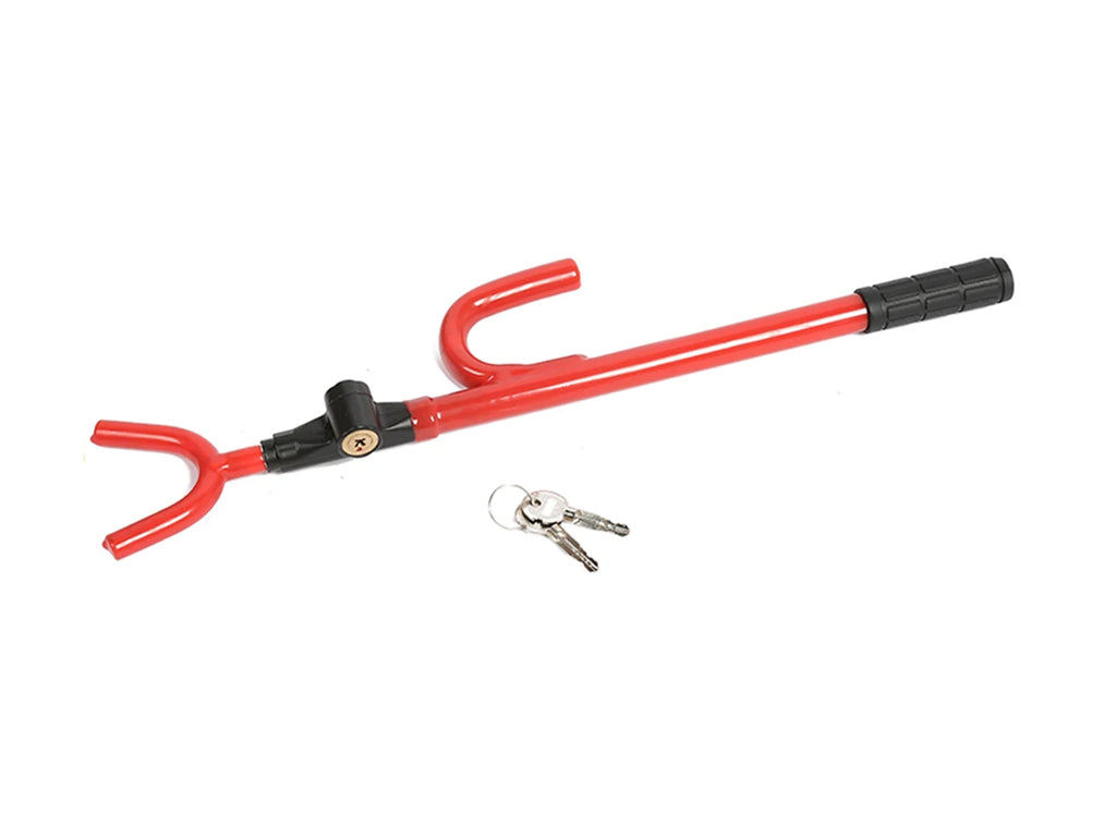 Car Steering Wheel Lock - Red