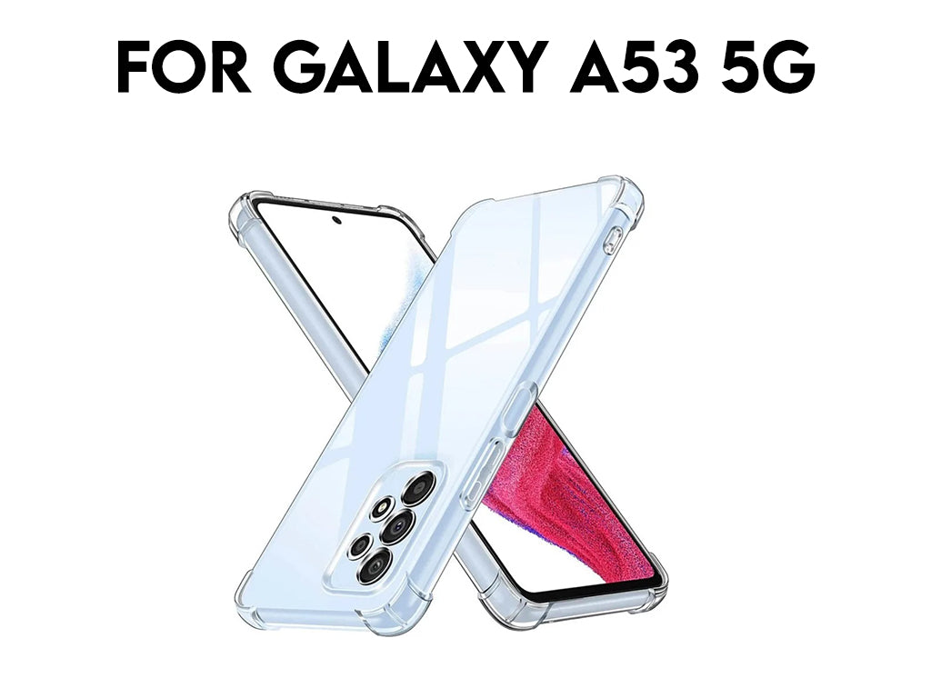 For Galaxy A53 5G Transparent Shockproof TPU Case 1.5mm