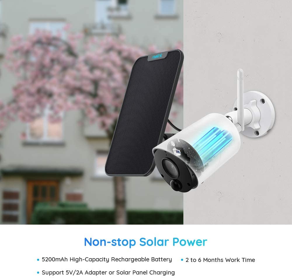 Shop Reolink Argus Eco WIFI Wire-Free Outdoor Security Camera with - Main Image